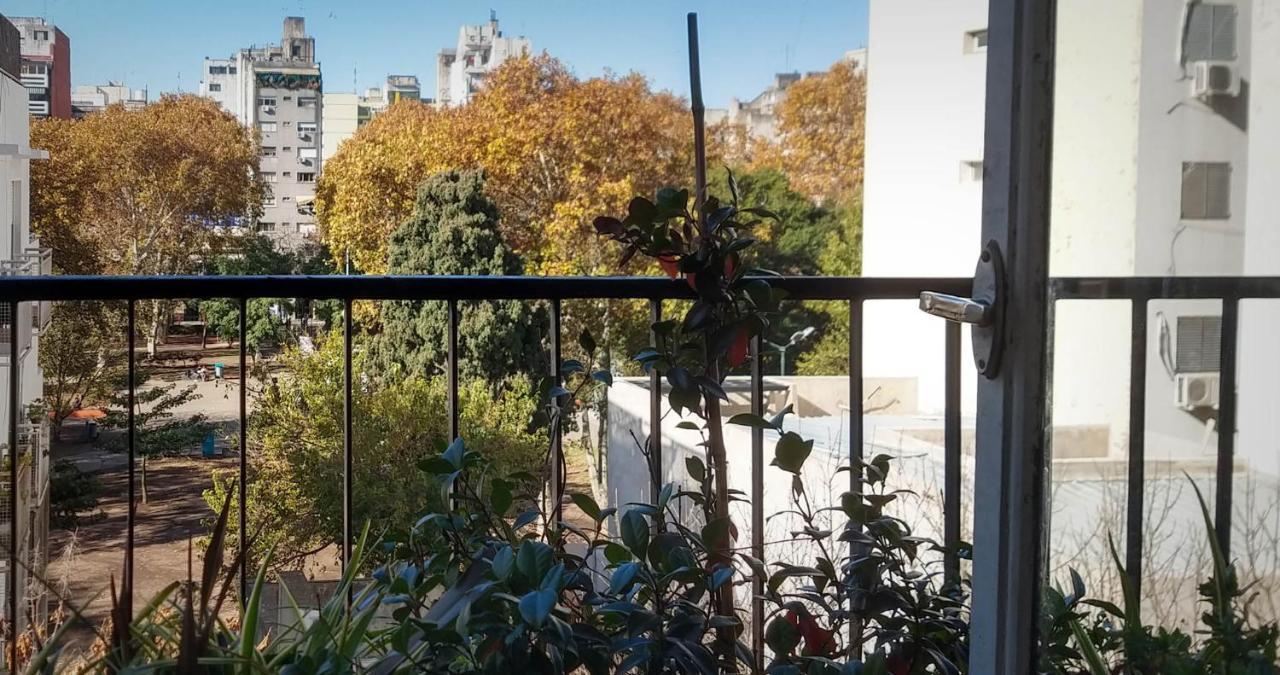 布宜诺斯艾利斯Depto 2 Ambientes Muy Luminoso Con Wifi Y Vista A La Plaza公寓 外观 照片