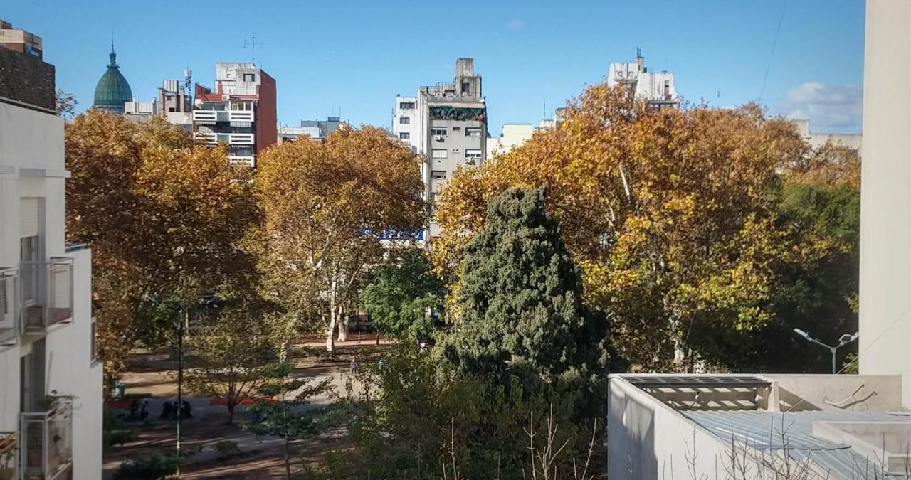 布宜诺斯艾利斯Depto 2 Ambientes Muy Luminoso Con Wifi Y Vista A La Plaza公寓 外观 照片