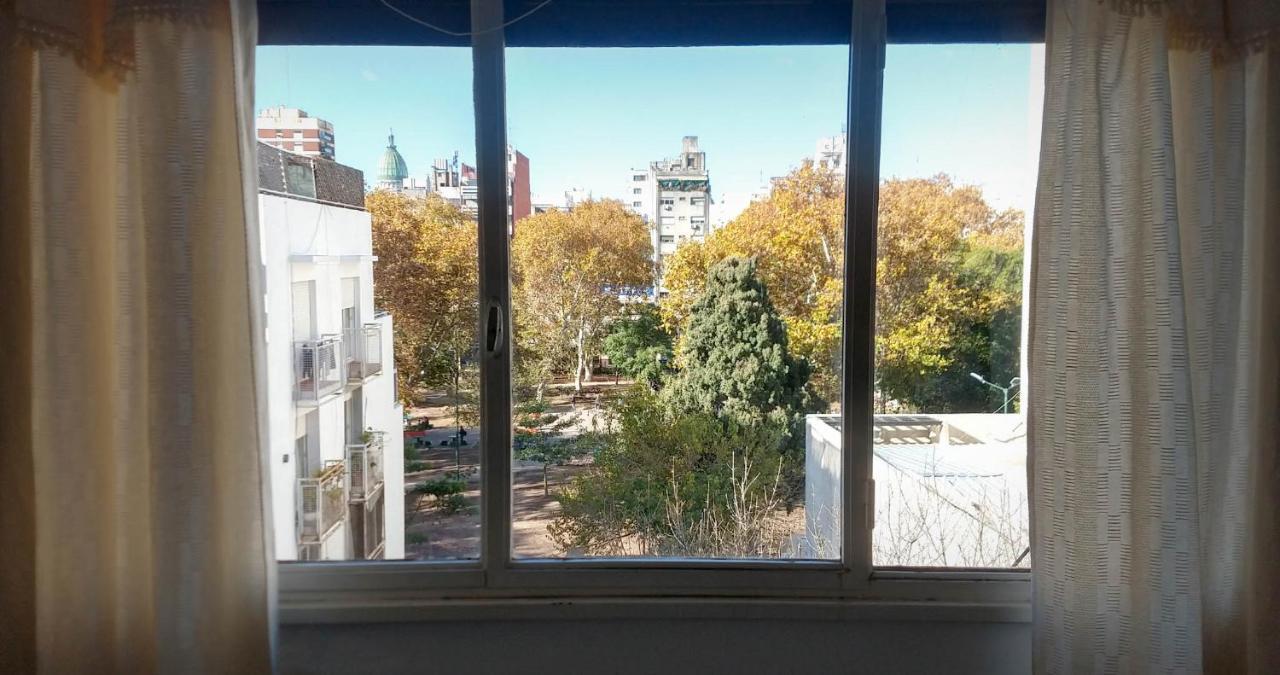 布宜诺斯艾利斯Depto 2 Ambientes Muy Luminoso Con Wifi Y Vista A La Plaza公寓 外观 照片